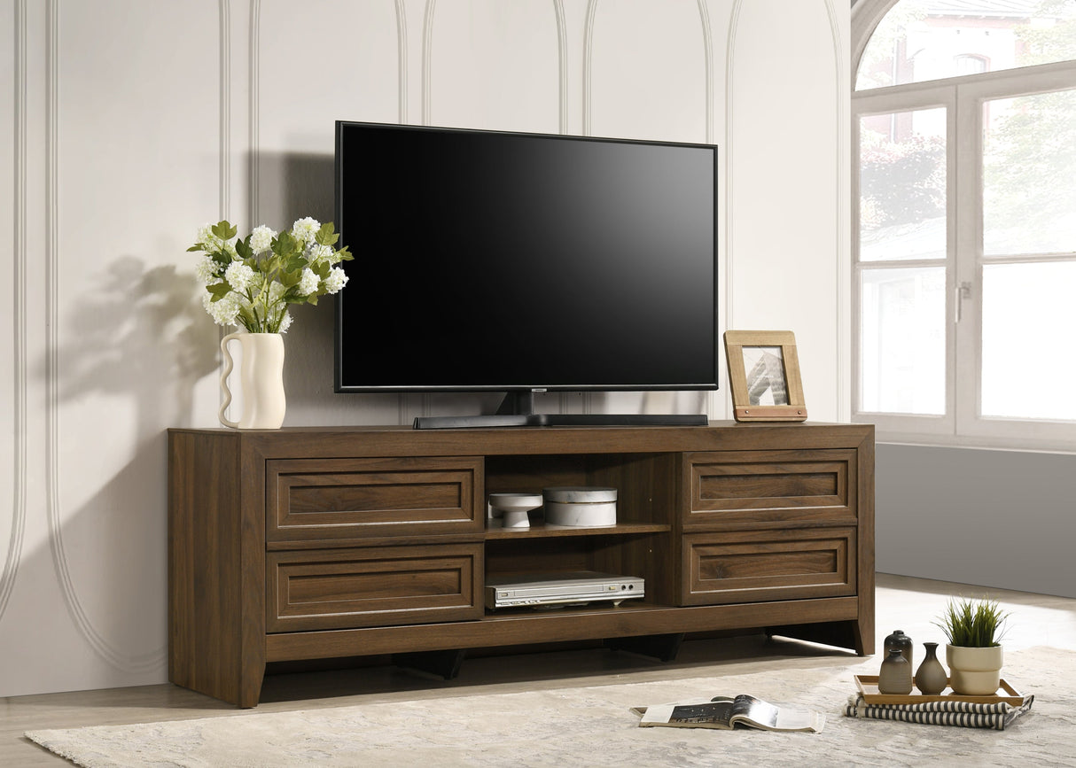 Lorraine Brown TV Stand by Crown Mark at Eve Furniture