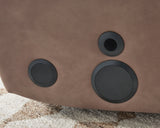 Lorrenton Caramel Power Glider Recliner with Audio System by Ashley at Eve Furniture