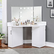 Lorybelle White Vanity Set by Furniture of America at Eve Furniture