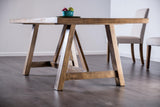 Losone Brown Dining Table Only by Furniture of America at Eve Furniture