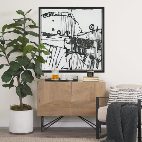 Lost Treasure Map I by Mercana Studio a Hand Embellished Textured Framed Art Print by Mercana at Eve Furniture