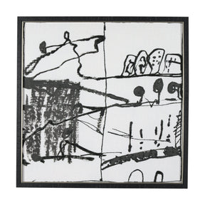 Lost Treasure Map II by Mercana Studio a Hand Embellished Textured Framed Art Print by Mercana at Eve Furniture