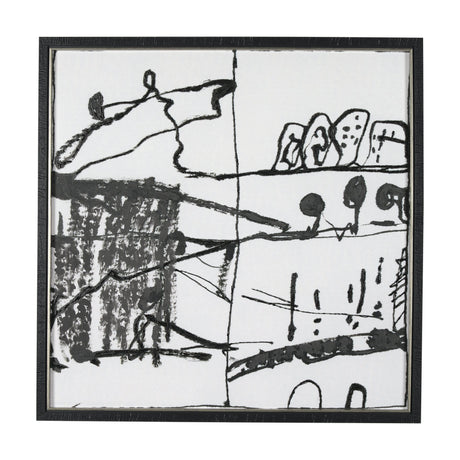 Lost Treasure Map II by Mercana Studio a Hand Embellished Textured Framed Art Print by Mercana at Eve Furniture