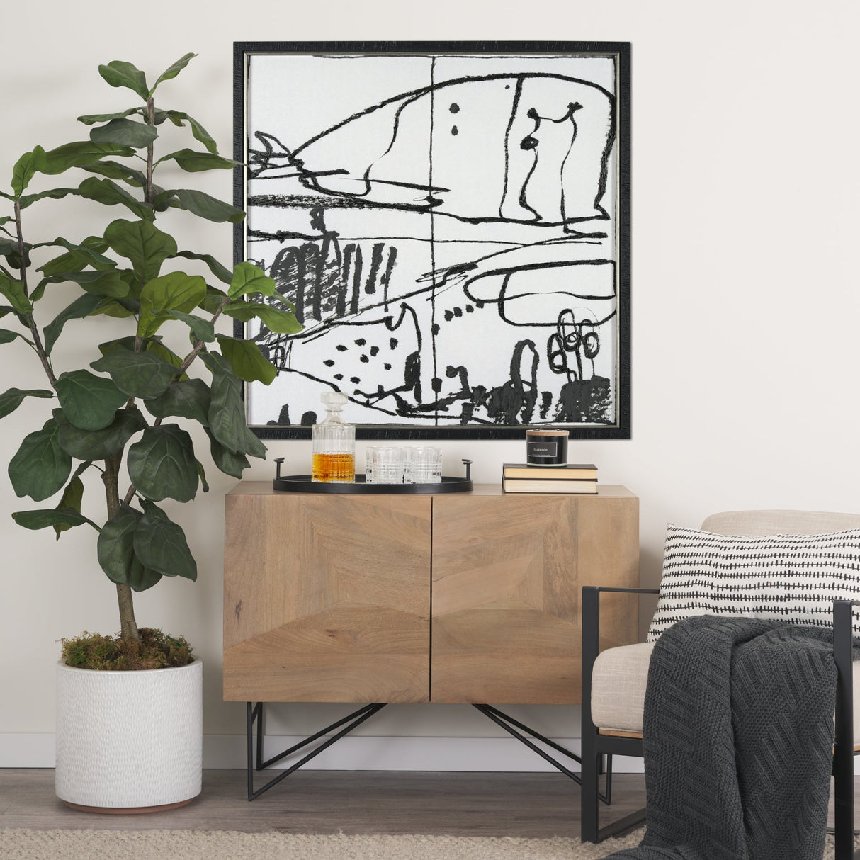 Lost Treasure Map III by Mercana Studio a Hand Embellished Textured Framed Art Print by Mercana at Eve Furniture