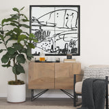 Lost Treasure Map III by Mercana Studio a Hand Embellished Textured Framed Art Print by Mercana at Eve Furniture