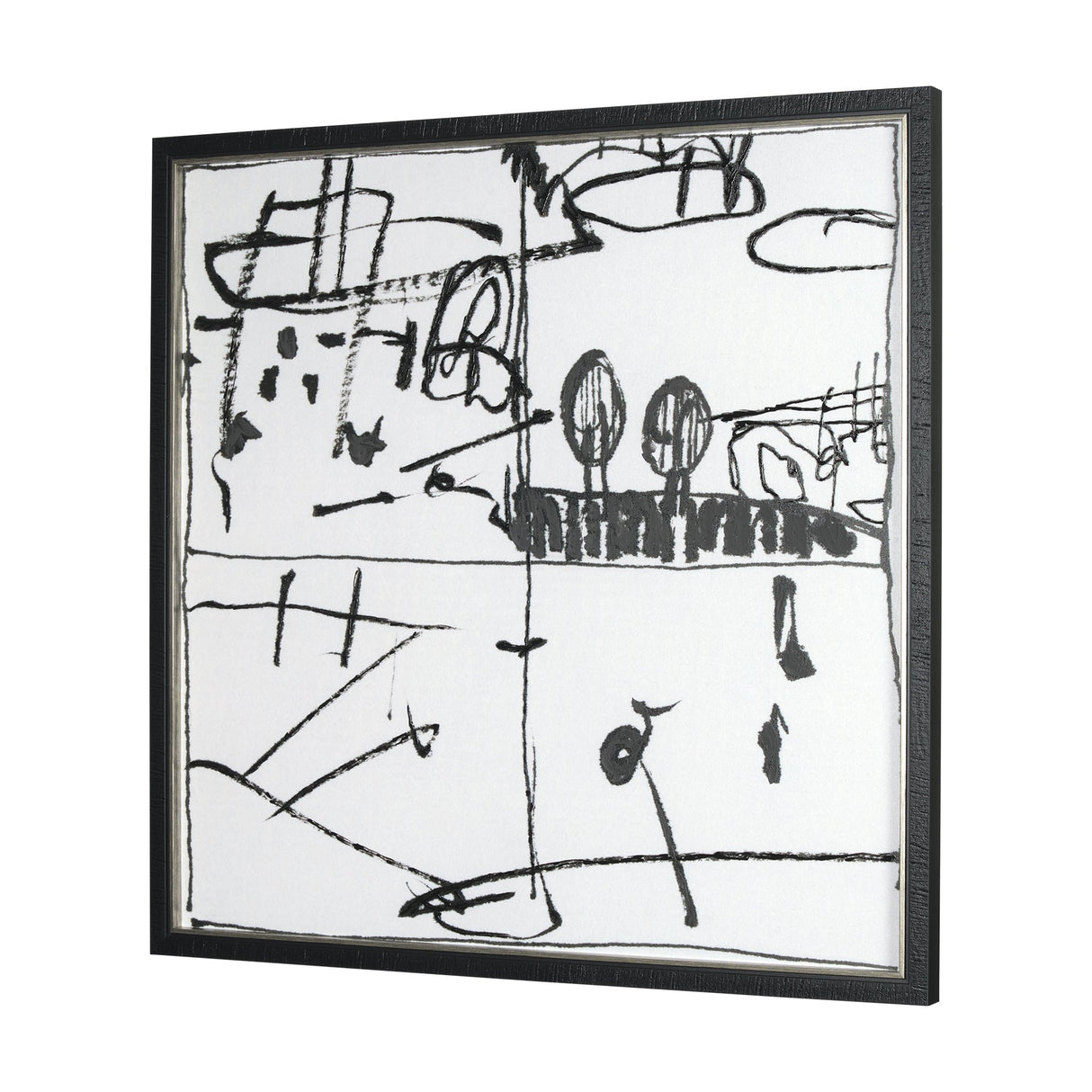 Lost Treasure Map IV by Mercana Studio a Hand Embellished Textured Framed Art Print by Mercana at Eve Furniture