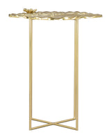 Lotus Gold Side Table by Zuomod at Eve Furniture