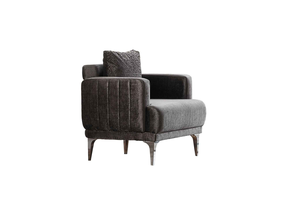 Lotus Grey Chair by Furnia at Eve Furniture