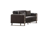 Lotus Grey Convertible Loveseat by Furnia at Eve Furniture