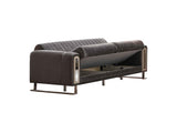 Lotus Grey Convertible Sofa by Furnia at Eve Furniture