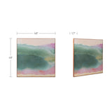 Lotus Multicolor Framed Painting by MOES at Eve Furniture
