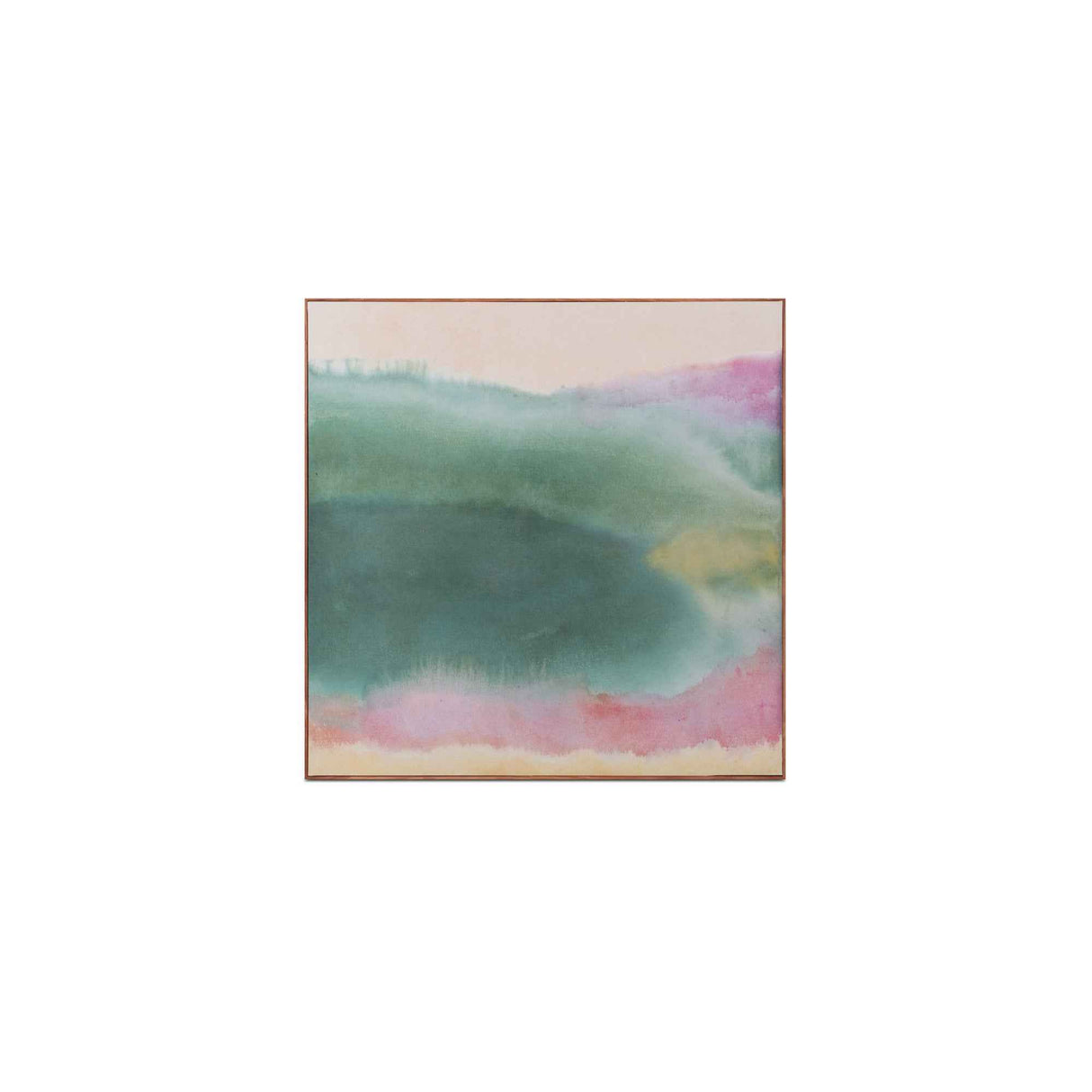 Lotus Multicolor Framed Painting by Moe's Home at Eve Furniture