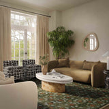 Lou Cafe Au Lait Performance Velvet Loveseat by TOV Furniture at Eve Furniture