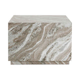 Lou Light Brown Outdoor Coffee Table by Moe's Home at Eve Furniture