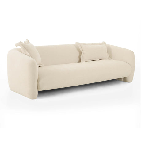 Lou Sandstone Textured Fabric Sofa by TOV Furniture at Eve Furniture