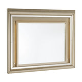 Loudon Champagne Metallic Mirror (Mirror Only) with LED Lighting by Homelegance at Eve Furniture