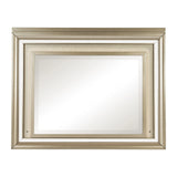 Loudon Champagne Metallic Mirror (Mirror Only) with LED Lighting by Homelegance at Eve Furniture