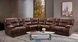 Louella Brown Power Sectional by Furniture of America at Eve Furniture