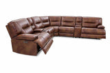 Louella Brown Power Sectional by Furniture of America at Eve Furniture