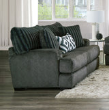 Loughlin Gun Metal Sofa & Loveseat by Furniture of America at Eve Furniture