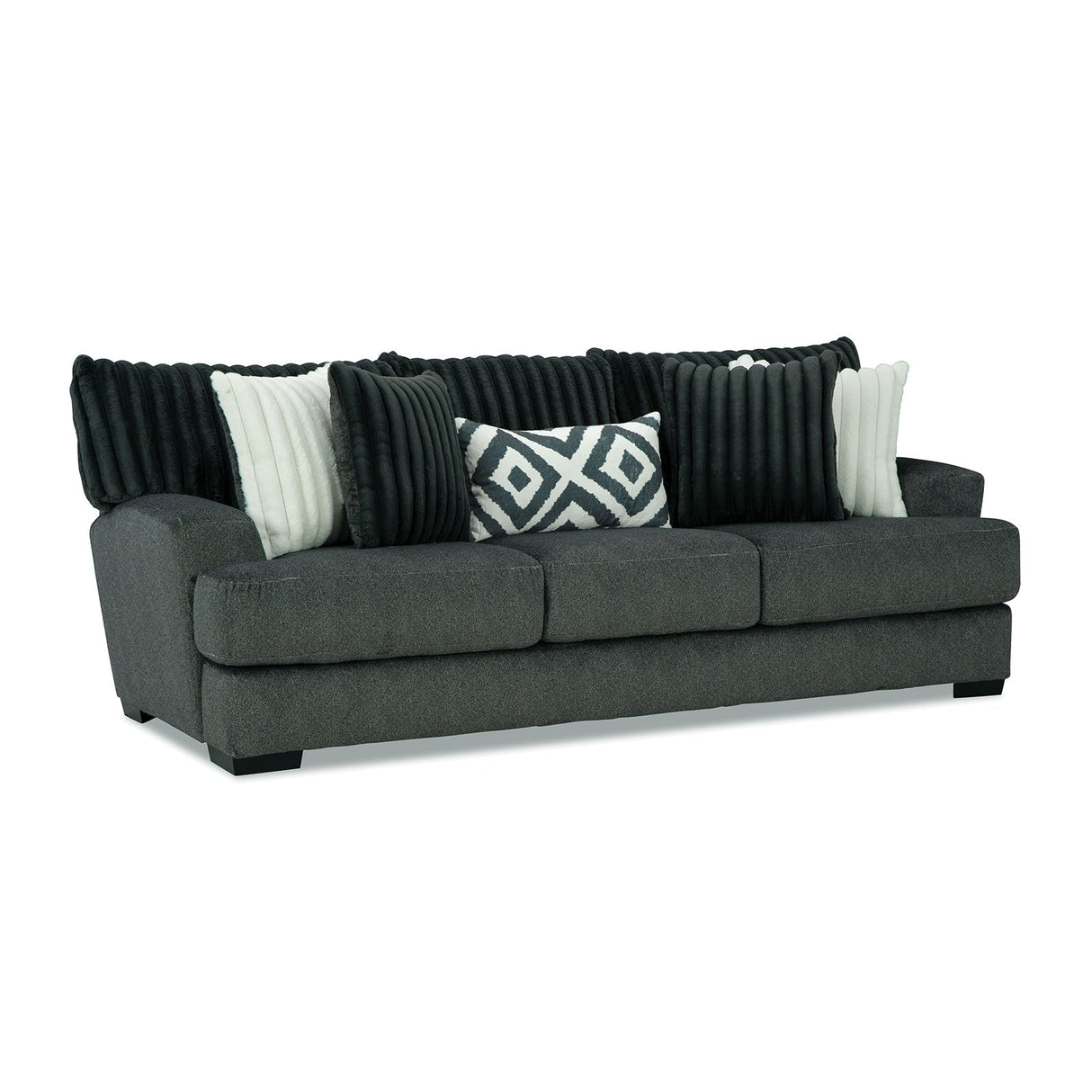 Loughlin Gun Metal Sofa & Loveseat by Furniture of America at Eve Furniture