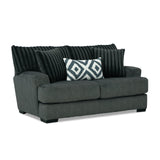 Loughlin Gun Metal Sofa & Loveseat by Furniture of America at Eve Furniture