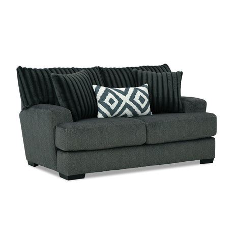 Loughlin Gun Metal Sofa & Loveseat by Furniture of America at Eve Furniture