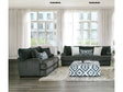 Loughlin Gun Metal Sofa & Loveseat by Furniture of America at Eve Furniture