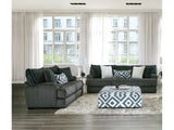 Loughlin Gun Metal Sofa & Loveseat by Furniture of America at Eve Furniture