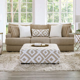 Loughlin Light Brown Sofa & Loveseat by Furniture of America at Eve Furniture