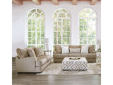 Loughlin Light Brown Sofa & Loveseat by Furniture of America at Eve Furniture