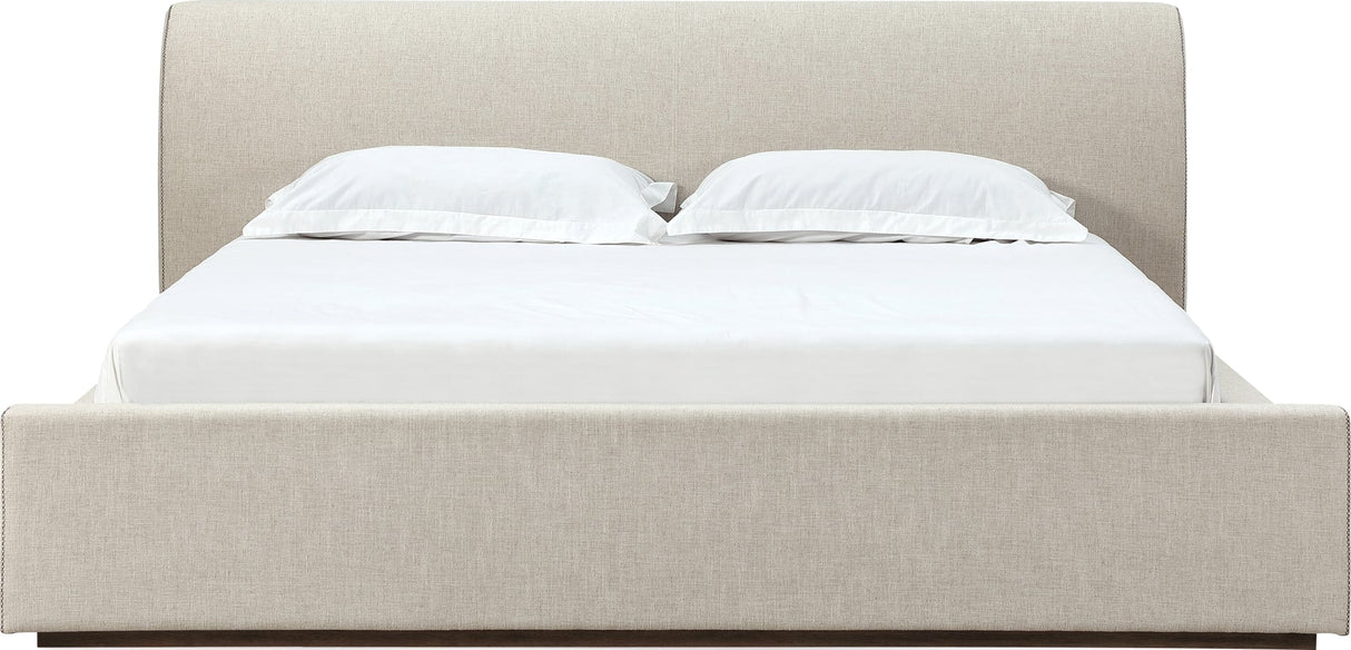 Louis Natural King Upholstered Platform Bed by Modus Furniture at Eve Furniture
