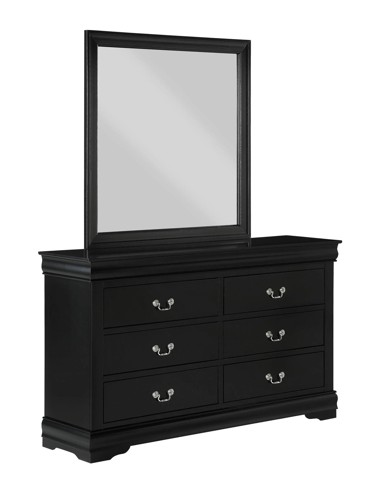 Louis Philip Black Mirror by Crown Mark at Eve Furniture