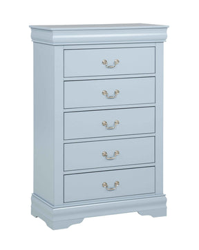 Louis Philip Blue Chest by Crown Mark at Eve Furniture