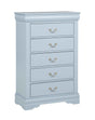 Louis Philip Blue Chest by Crown Mark at Eve Furniture