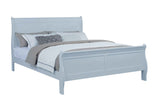 Louis Philip Blue Sleigh Bedroom Set by Crown Mark at Eve Furniture