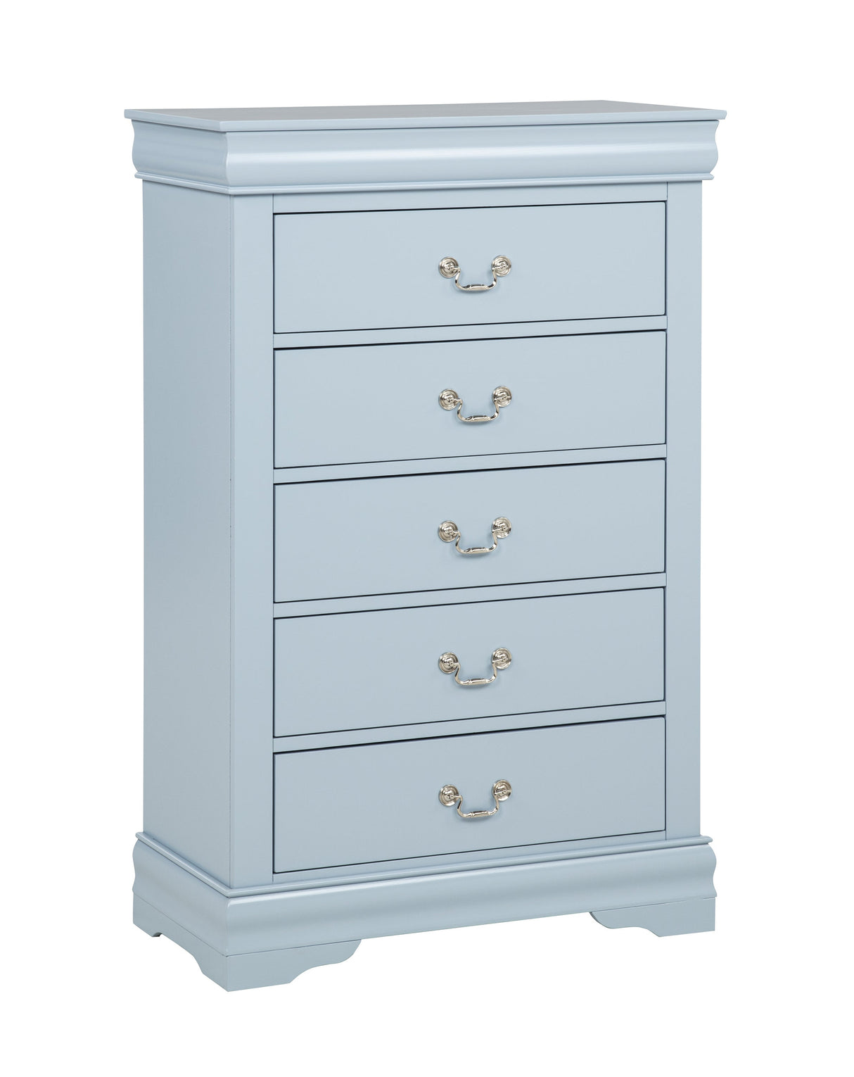 Louis Philip Blue Sleigh Youth Bedroom Set