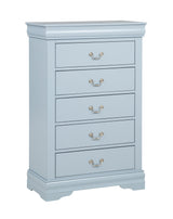 Louis Philip Blue Sleigh Youth Bedroom Set