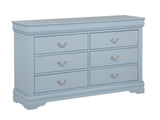 Louis Philip Blue Sleigh Youth Bedroom Set