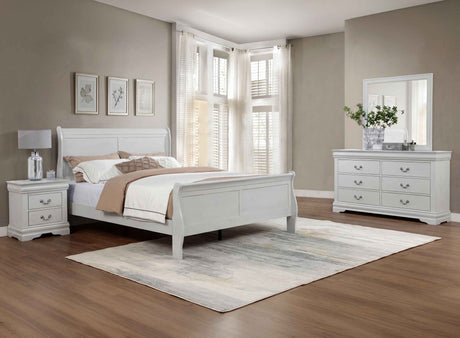 Louis Philip Greige Bedroom Set by Crown Mark at Eve Furniture