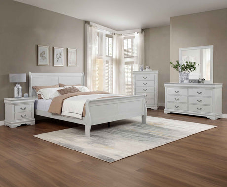 Louis Philip Greige Full Bed by Crown Mark at Eve Furniture