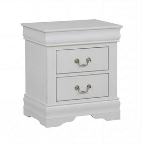 Louis Philip Greige Nightstand by Crown Mark at Eve Furniture