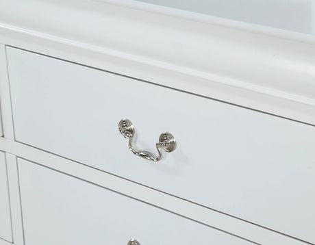 Louis Philip White Dresser by Crown Mark at Eve Furniture