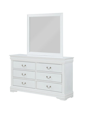 Louis Philip White Dresser by Crown Mark at Eve Furniture