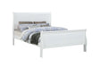 Louis Philip White King Sleigh Bed by Crown Mark at Eve Furniture