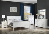 Louis Philip White Nightstand by Crown Mark at Eve Furniture