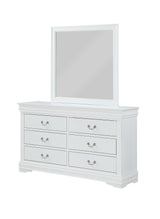 Louis Philip White Sleigh Bedroom Set by Crown Mark at Eve Furniture