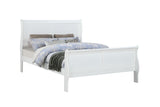 Louis Philip White Twin Sleigh Bed by Crown Mark at Eve Furniture