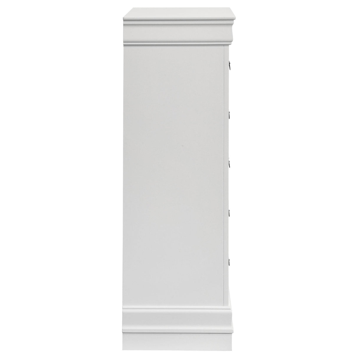 Louis Philippe 5-drawer Bedroom Chest White by Coaster at Eve Furniture
