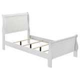 Louis Philippe White 5-Piece Twin Bedroom Set